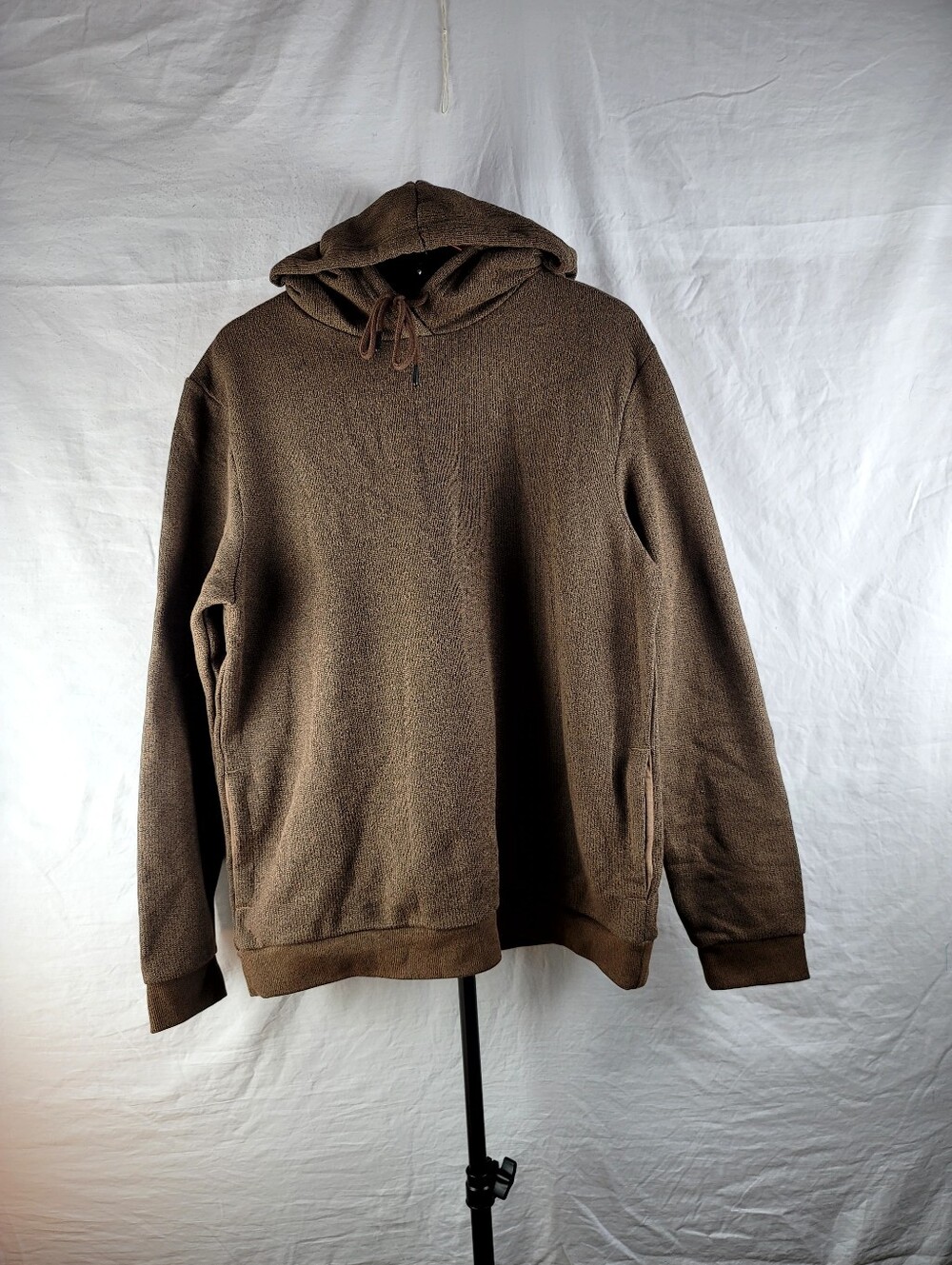 Goodfellow Target Men’s Fleece Hoodie Size L Brown Soft Knit NWT